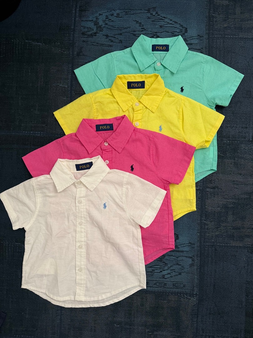 Polo Ralph Lauren Linen Short-Sleeve Sport Shirt · A3067