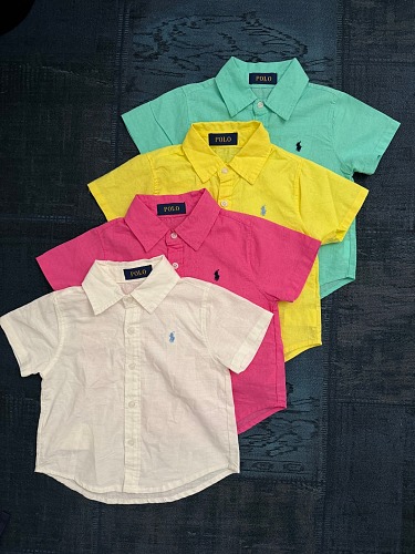Polo Ralph Lauren Linen Short-Sleeve Sport Shirt · A3067