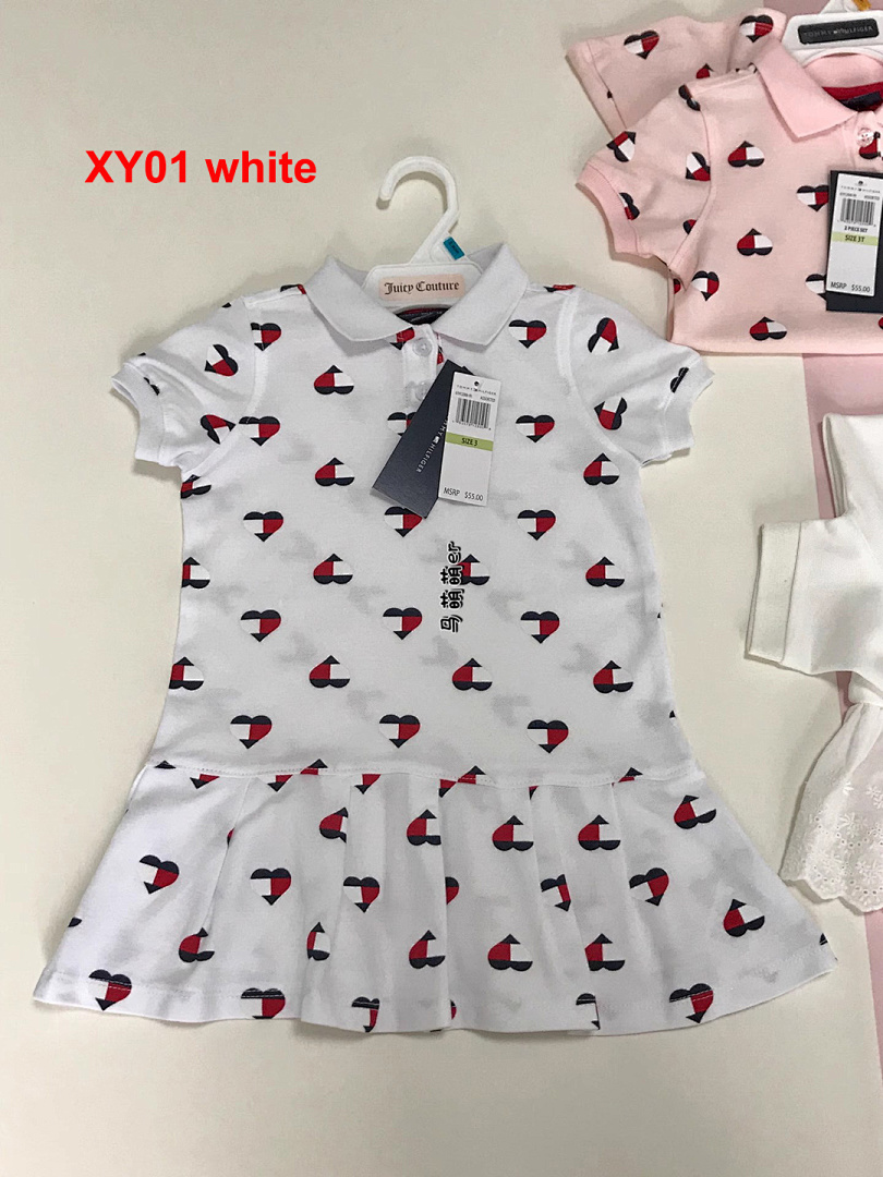 Tommy Hilfiger Heart Logo Pleated Polo Dress · A2398