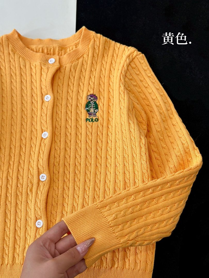 Ralph Lauren Polo Bear Mini-Cable Cotton Cardigan · A3288 — תמונה 46