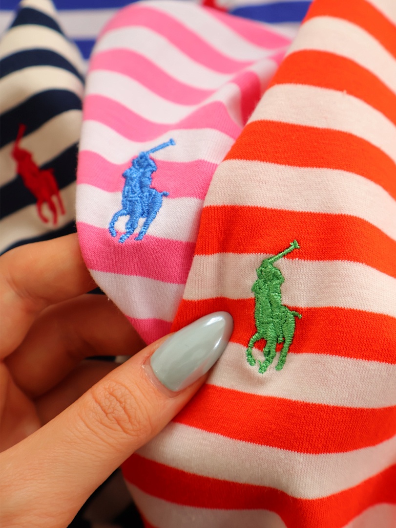 Ralph Lauren Striped Cotton Jersey Tee · A3028 — תמונה 9