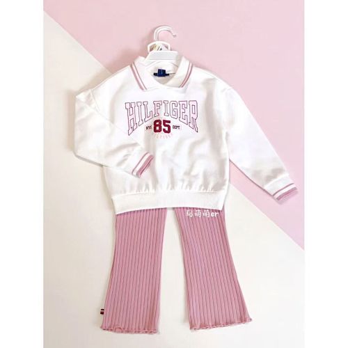 Tommy Hilfiger Babies' Logo Sweatshirt and Pant · A2654