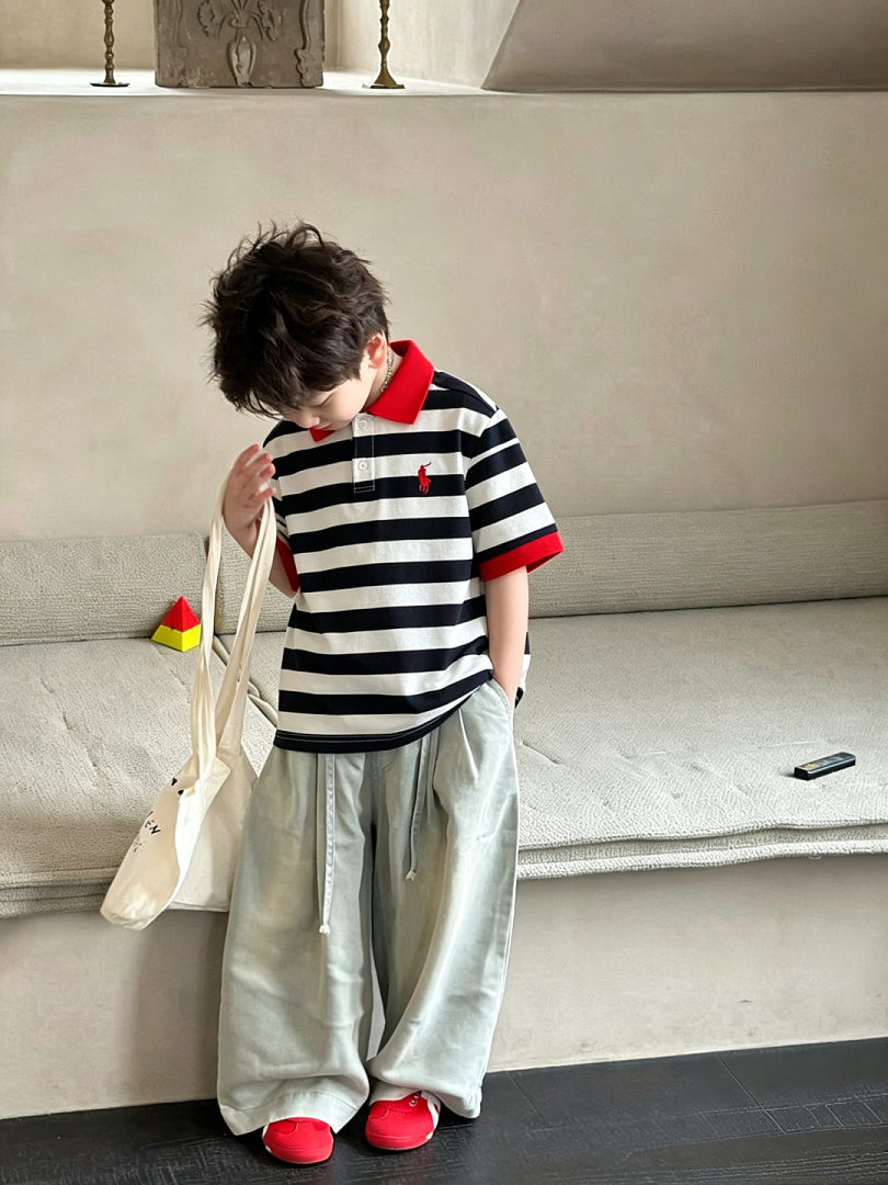 Ralph Lauren Striped Cotton Mesh Polo · A3135 — תמונה 33