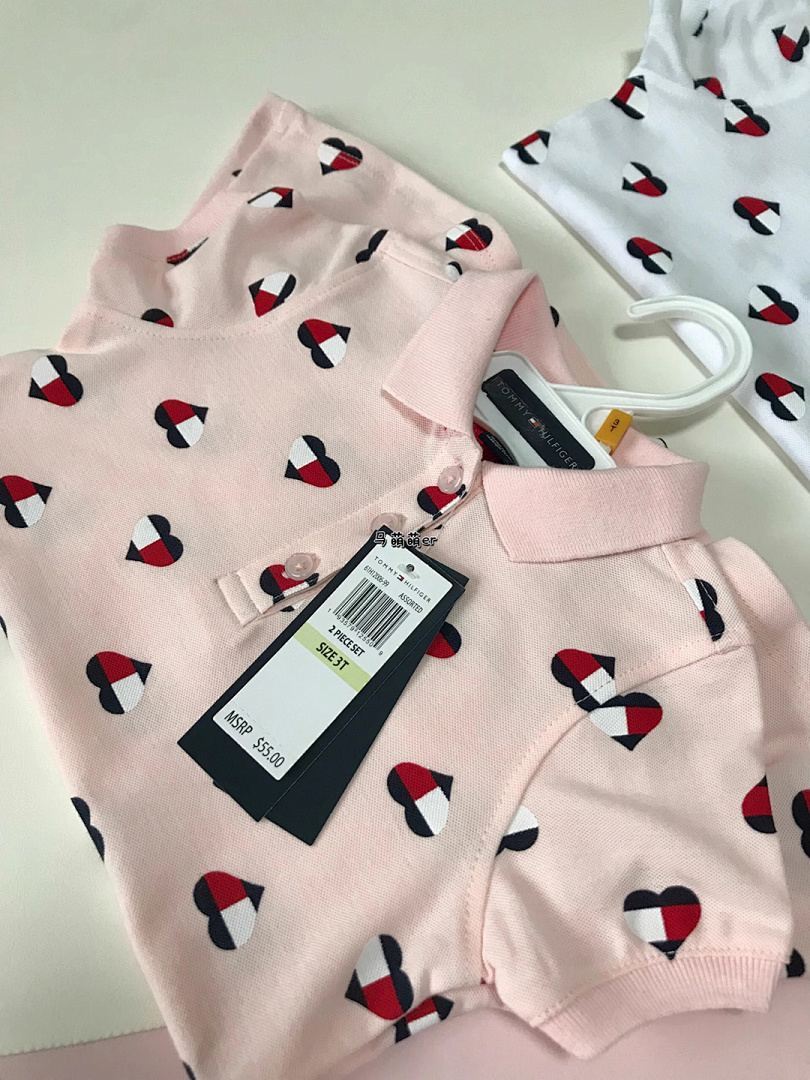 Tommy Hilfiger Heart Logo Pleated Polo Dress · A2398 — תמונה 8