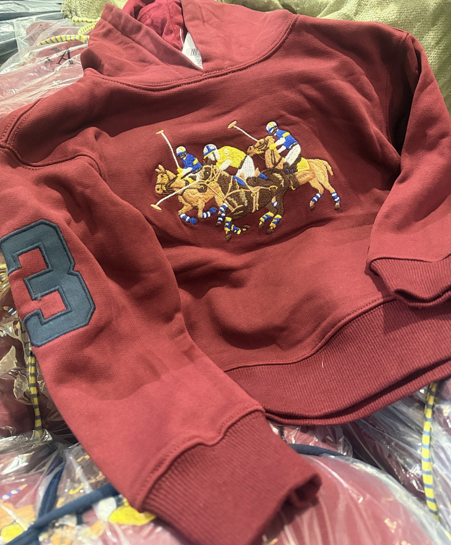 Ralph Lauren Triple-Pony Fleece Hoodie · A2870 — תמונה 7