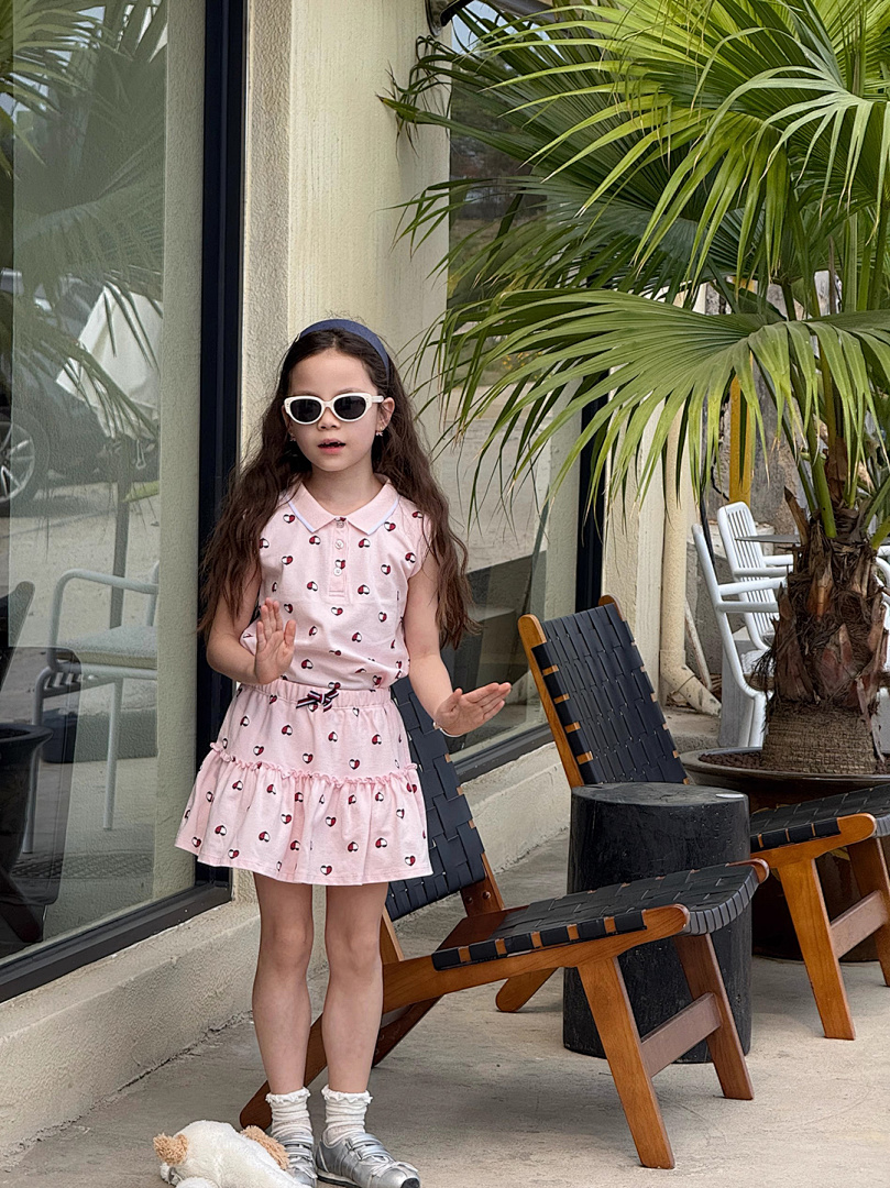 Tommy Hilfiger Heart Logo Pleated Polo Dress · A2415 — תמונה 13