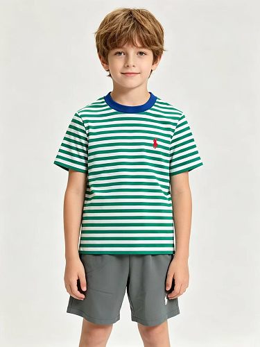 Ralph Lauren Striped Cotton Jersey T-Shirt · A3145