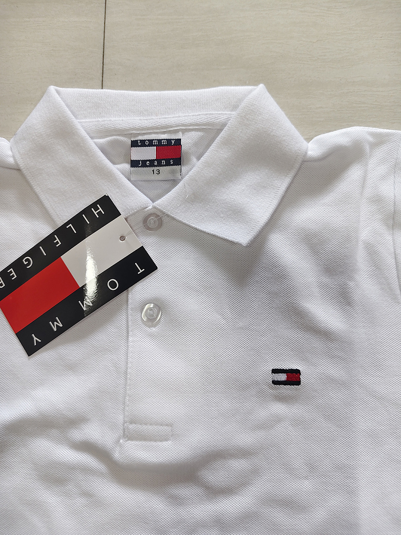 Tommy Hilfiger Kids' Flag Logo Polo Shirt · A3285 — תמונה 16