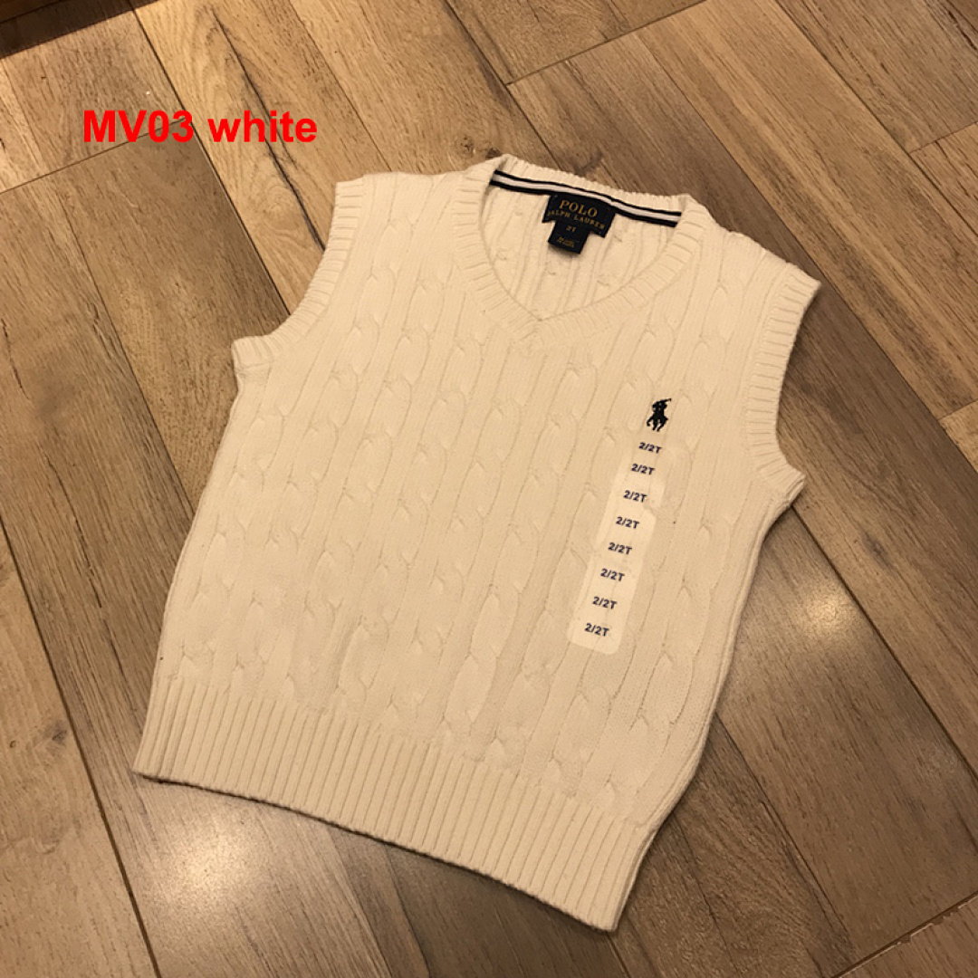 Ralph Lauren Cable-Knit Cotton Sweater Vest · A845 — תמונה 4