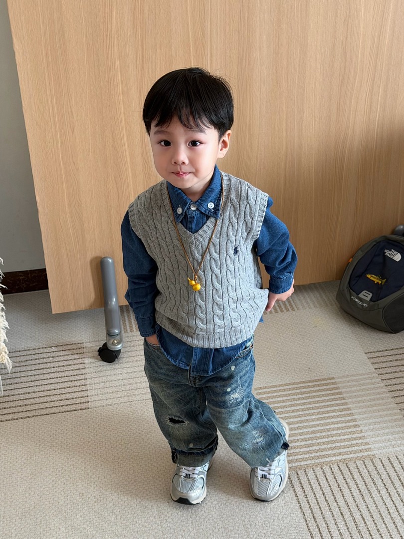 Polo Ralph Lauren Cable-Knit Cotton Sweater Vest · A3331 — תמונה 17