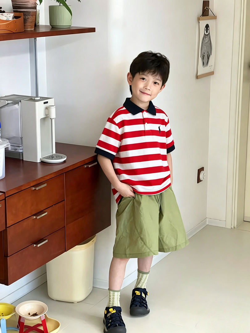 Ralph Lauren Striped Cotton Mesh Polo · A3135 — תמונה 40