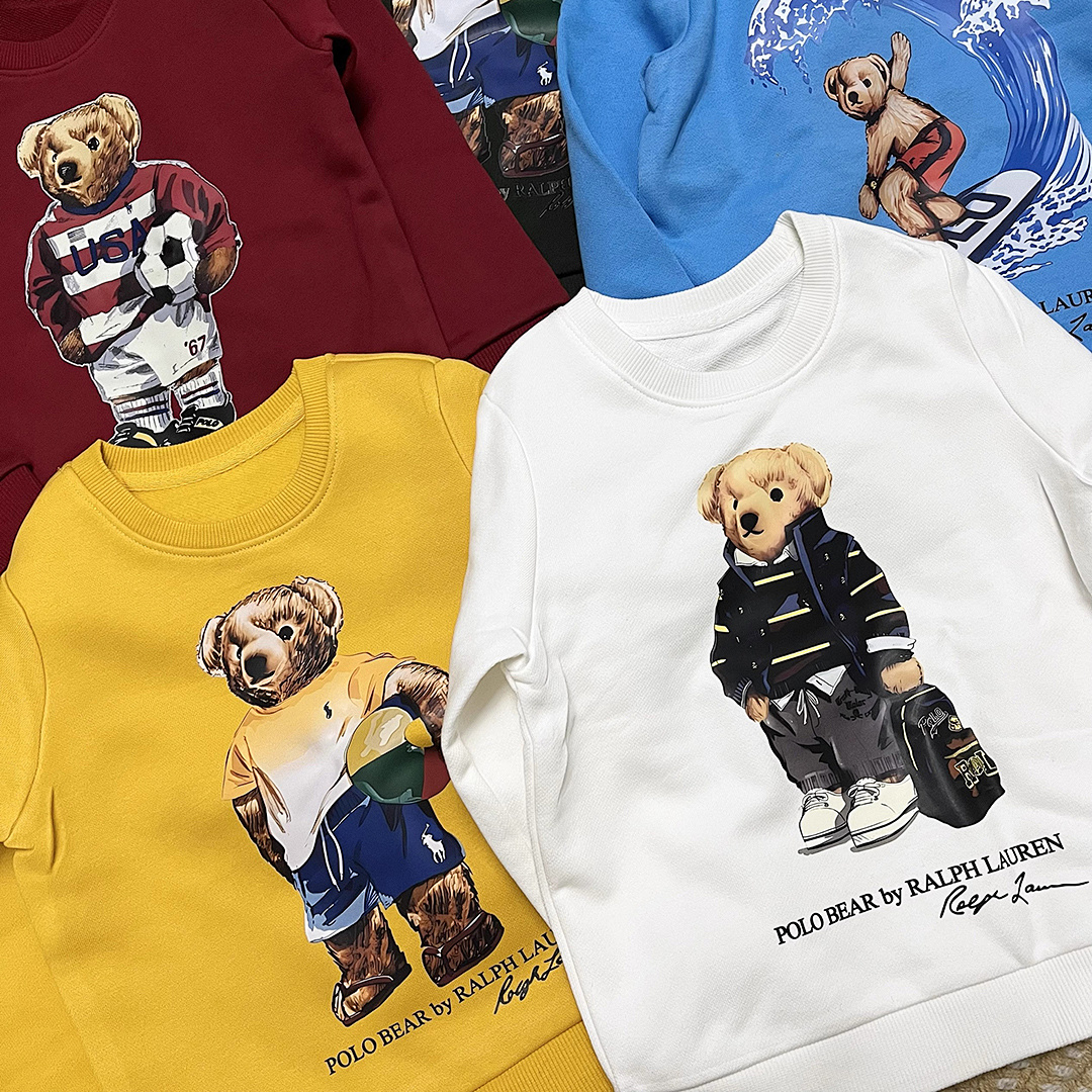 Ralph Lauren Polo Bear Fleece Sweatshirt · A2244 — תמונה 15