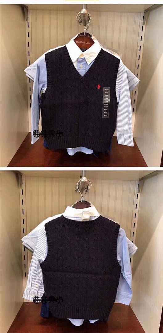 Ralph Lauren Cable-Knit Cotton Sweater Vest · A845 — תמונה 11