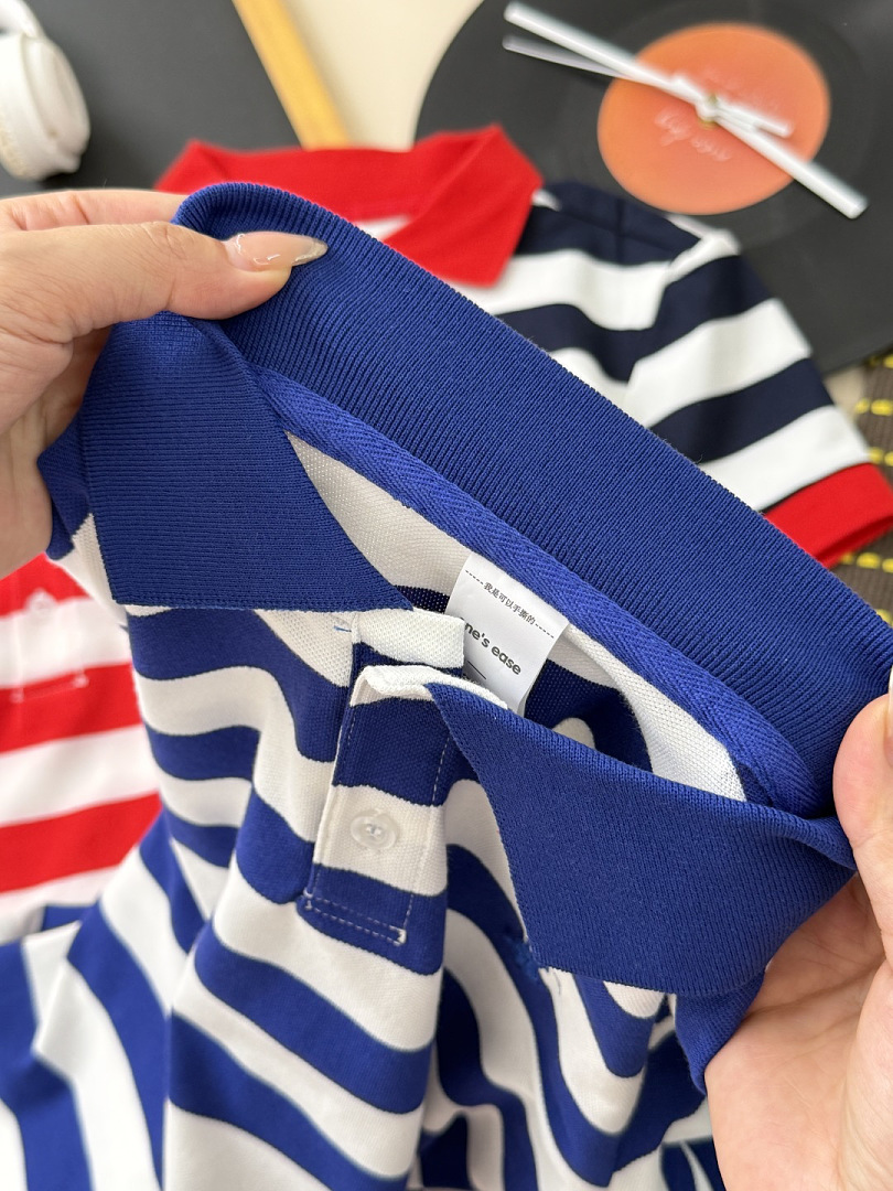 Ralph Lauren Striped Cotton Mesh Polo · A3135 — תמונה 25