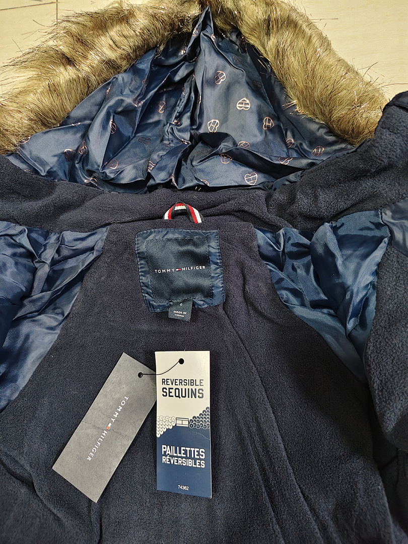 Tommy Hilfiger Longline Signature Puffer Jacket · A2901 — תמונה 12