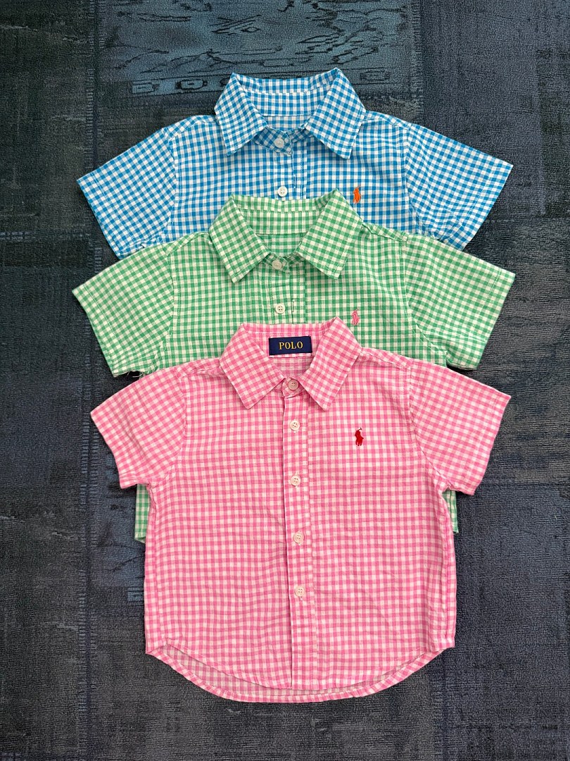 Ralph Lauren Gingham Cotton Poplin Shirt · A3068 — תמונה 28