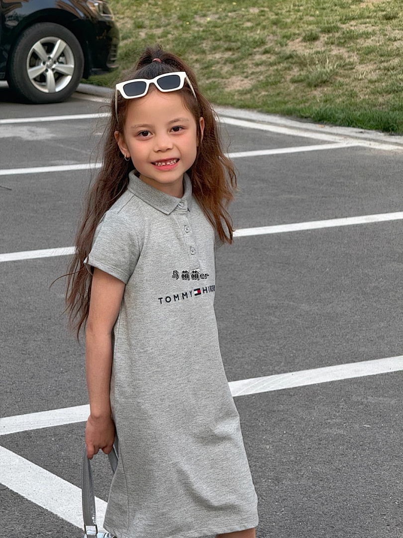 Tommy Hilfiger Kids' Logo Polo Dress · A2399 — תמונה 18