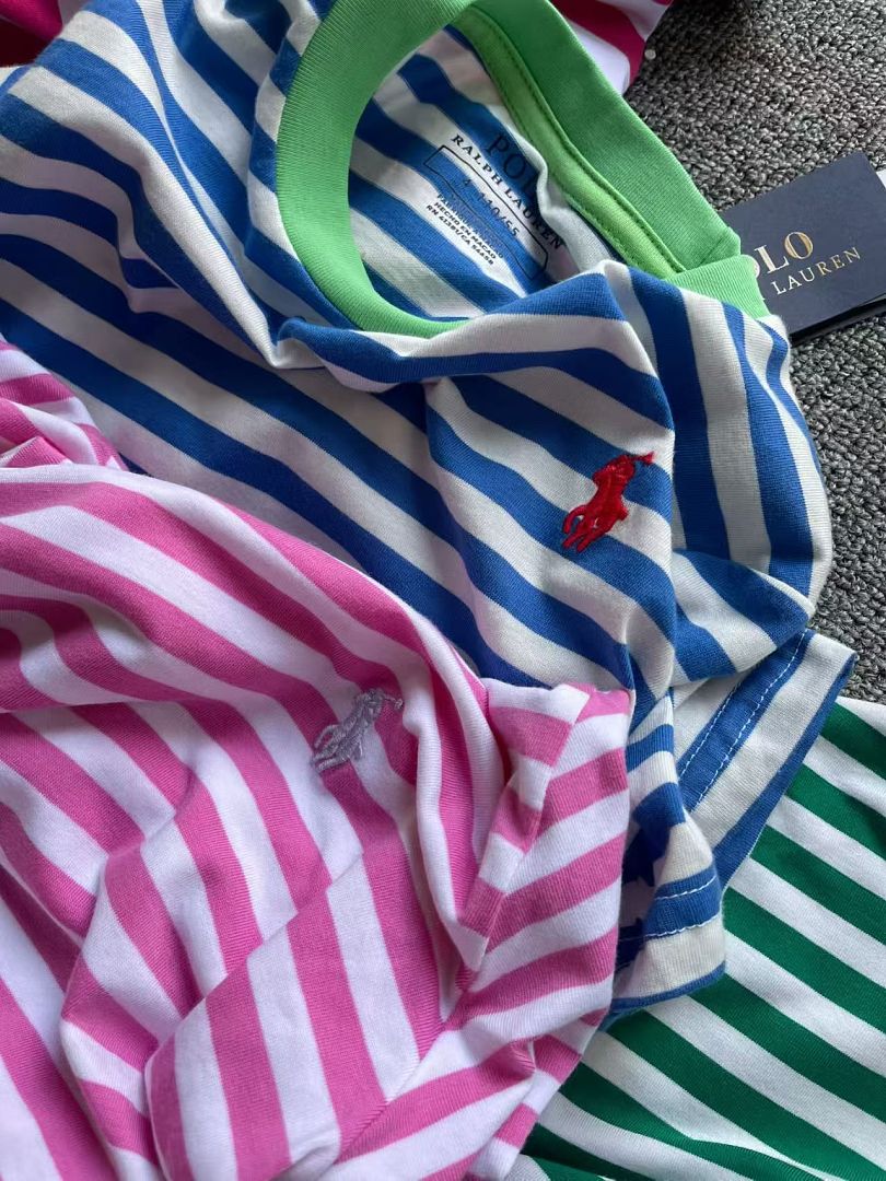 Ralph Lauren Striped Cotton Jersey T-Shirt · A3145 — תמונה 20