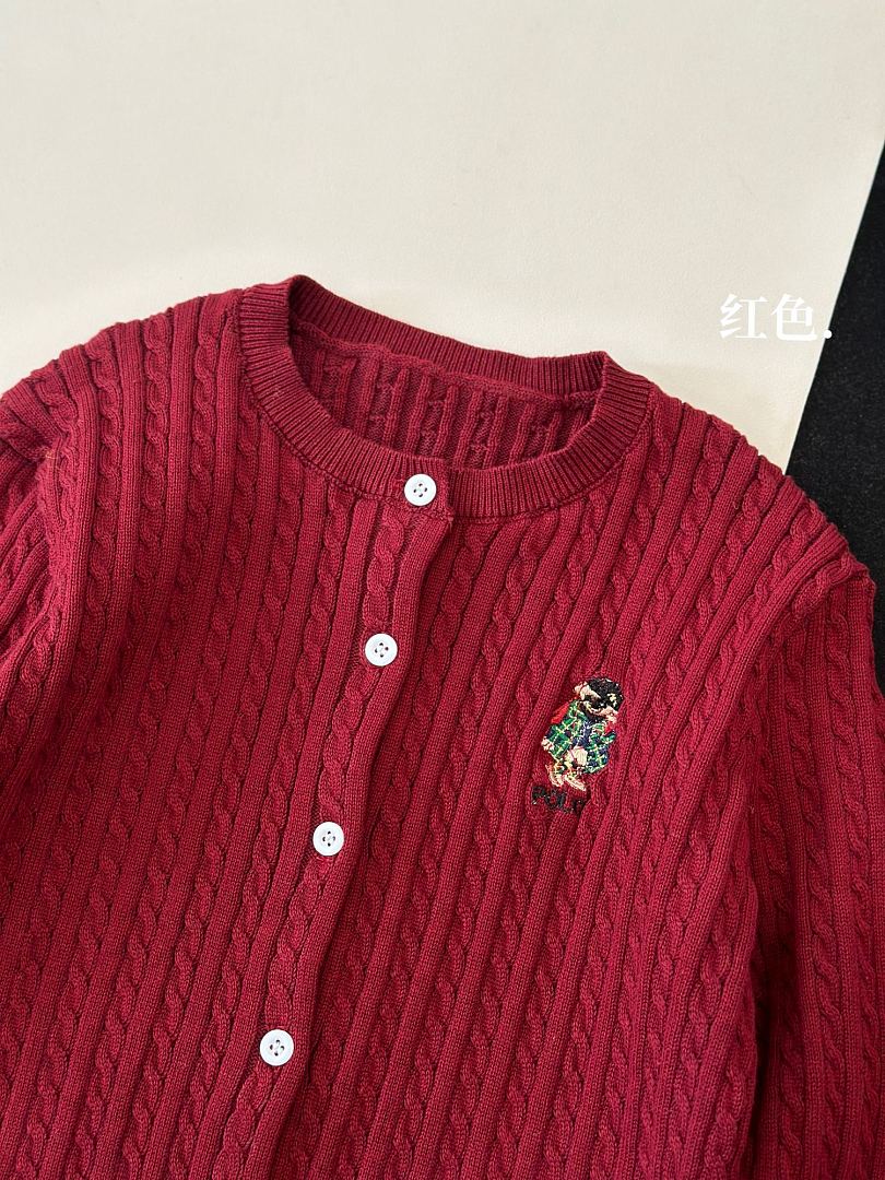 Ralph Lauren Polo Bear Mini-Cable Cotton Cardigan · A3288 — תמונה 43