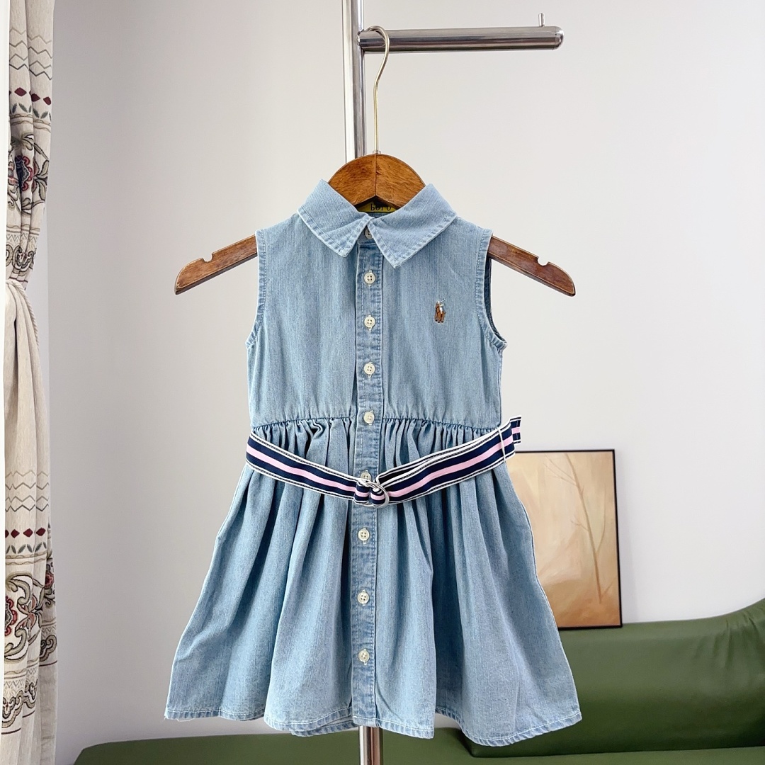 Ralph Lauren Belted Chambray Shirtdress · A3173 — תמונה 30