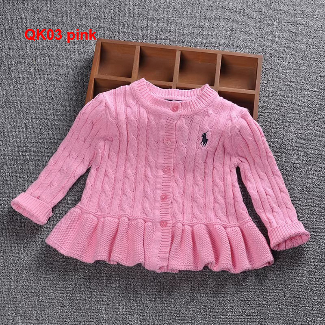 Ralph Lauren Cable-Knit Cotton Peplum Cardigan · A2851