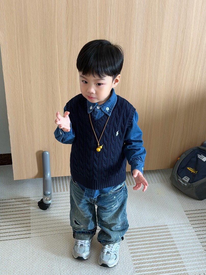 Polo Ralph Lauren Cable-Knit Cotton Sweater Vest · A3331 — תמונה 13