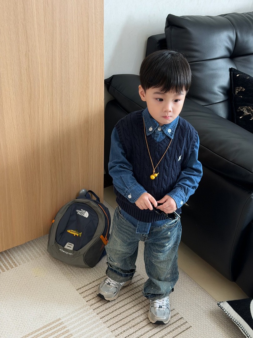Polo Ralph Lauren Cable-Knit Cotton Sweater Vest · A3331 — תמונה 8