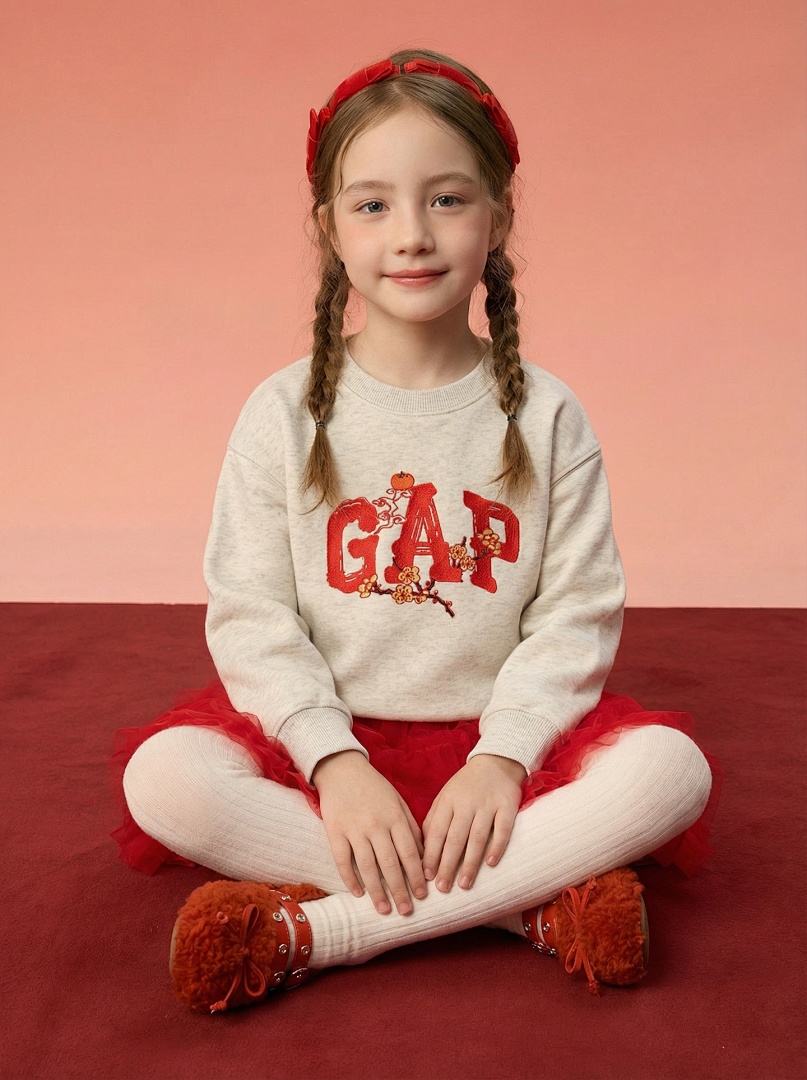 Gap Kids Graphic Logo Sweatshirt · A2889 — תמונה 40