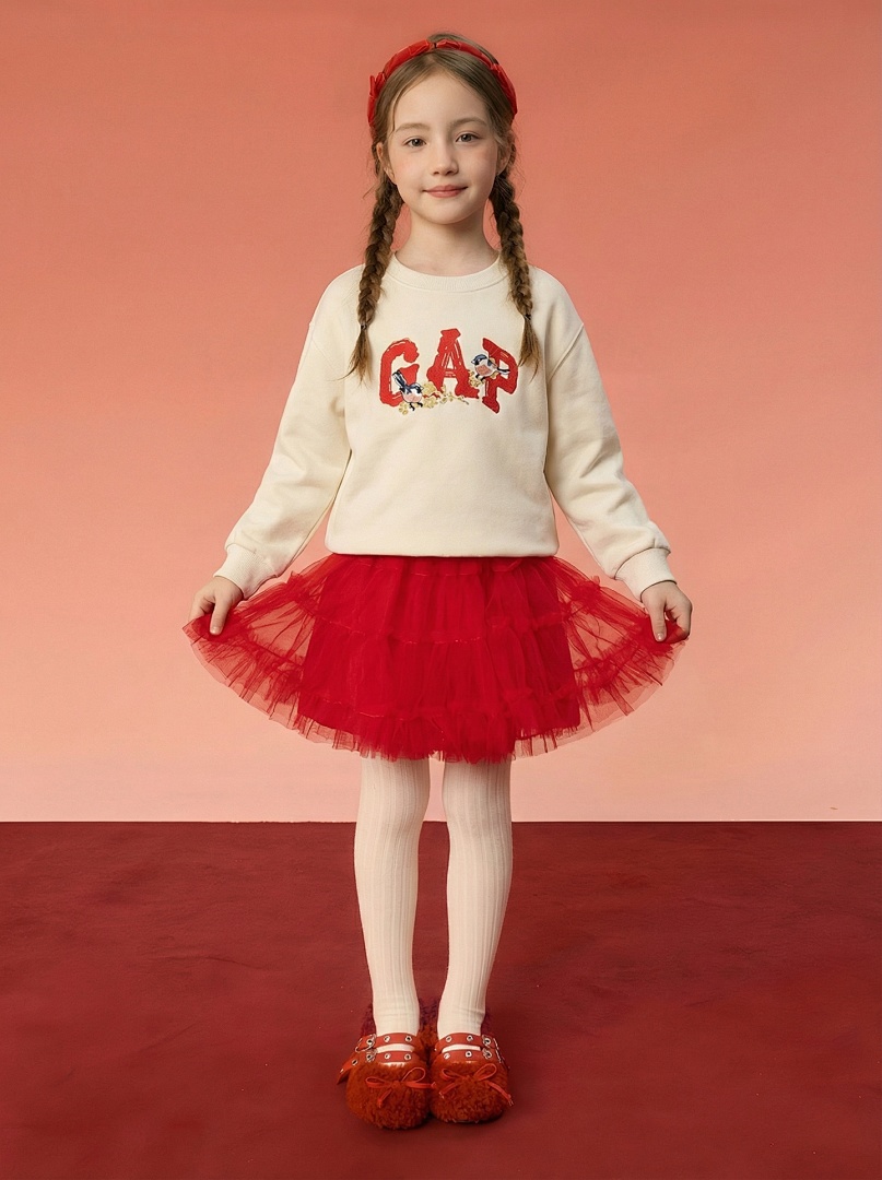 Gap Kids Graphic Logo Sweatshirt · A2889 — תמונה 17