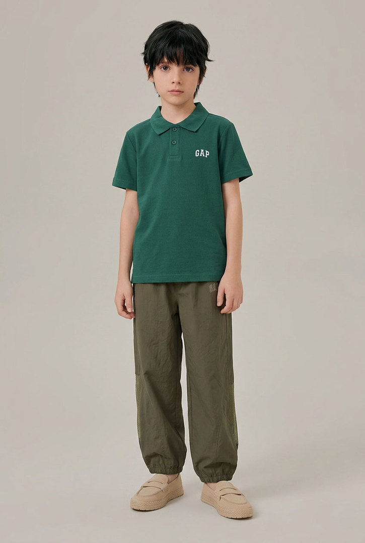 Gap Logo Pique Polo Shirt · A3105 — תמונה 25