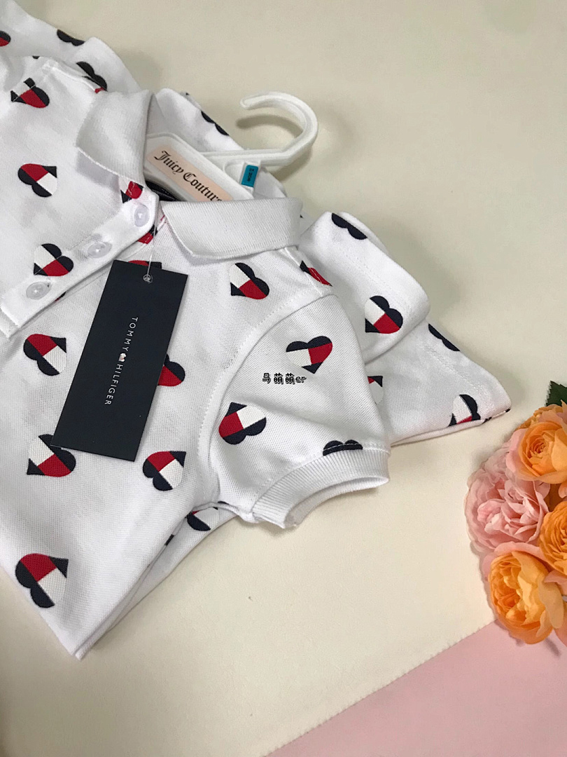 Tommy Hilfiger Heart Logo Pleated Polo Dress · A2398 — תמונה 6
