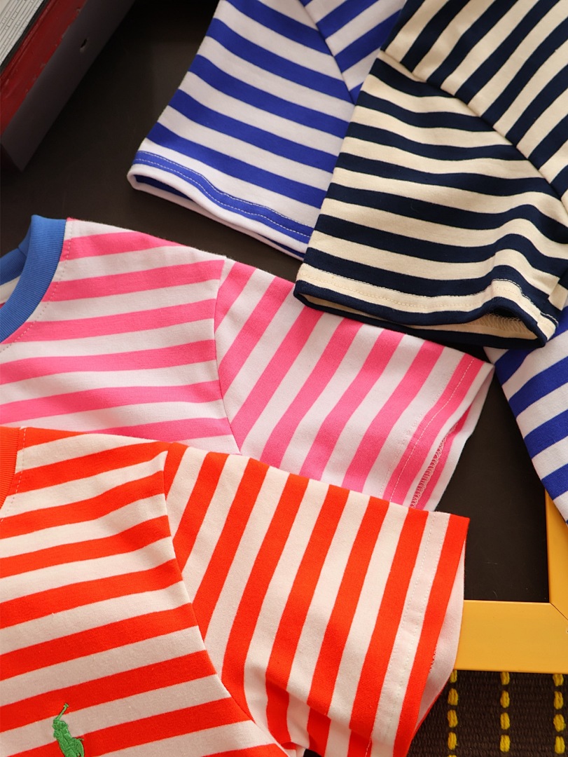 Ralph Lauren Striped Cotton Jersey Tee · A3028 — תמונה 8
