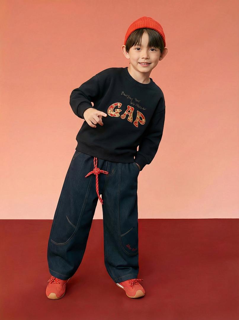 Gap Kids Graphic Logo Sweatshirt · A2889 — תמונה 44