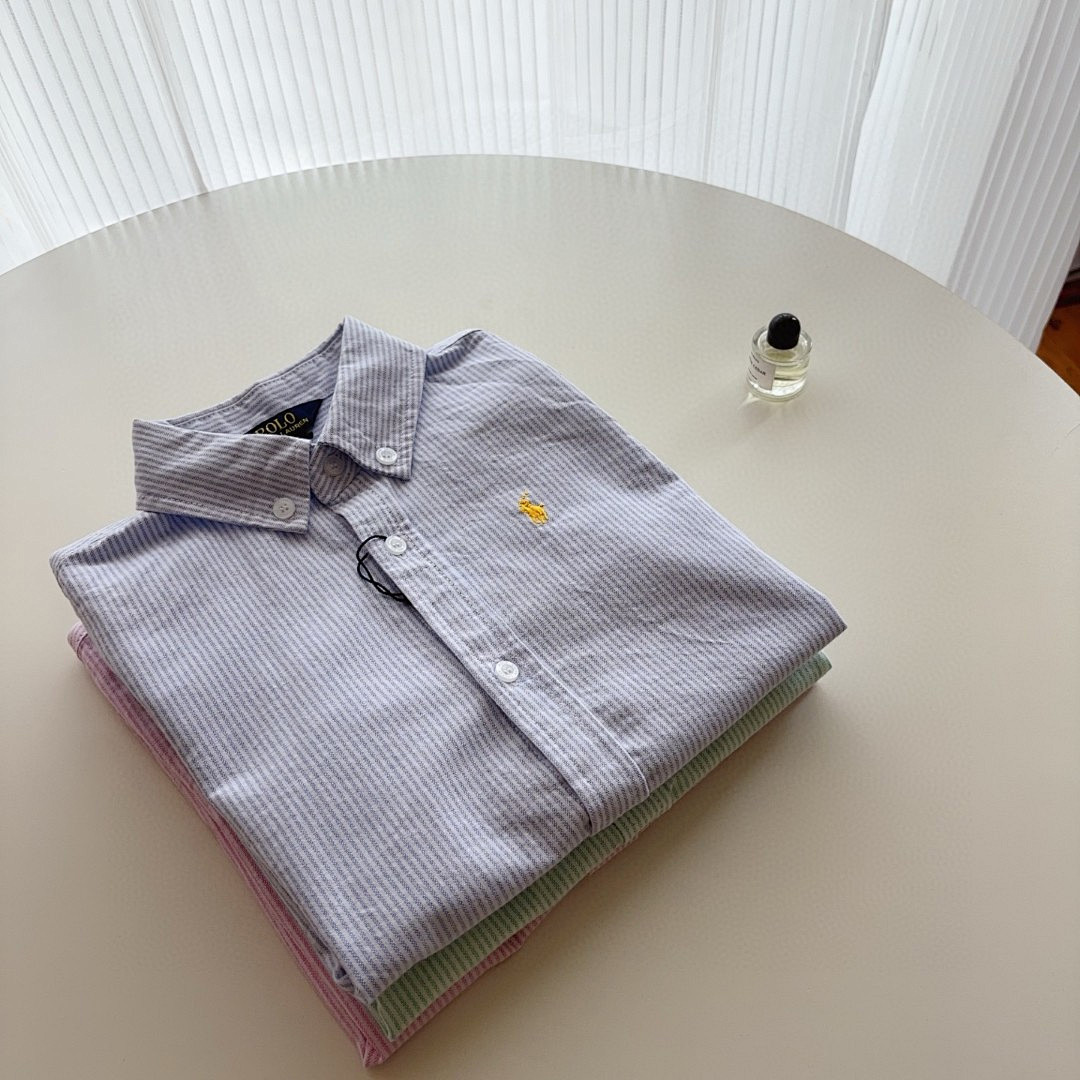 Ralph Lauren Striped Cotton Seersucker Shirt · A3007 — תמונה 29