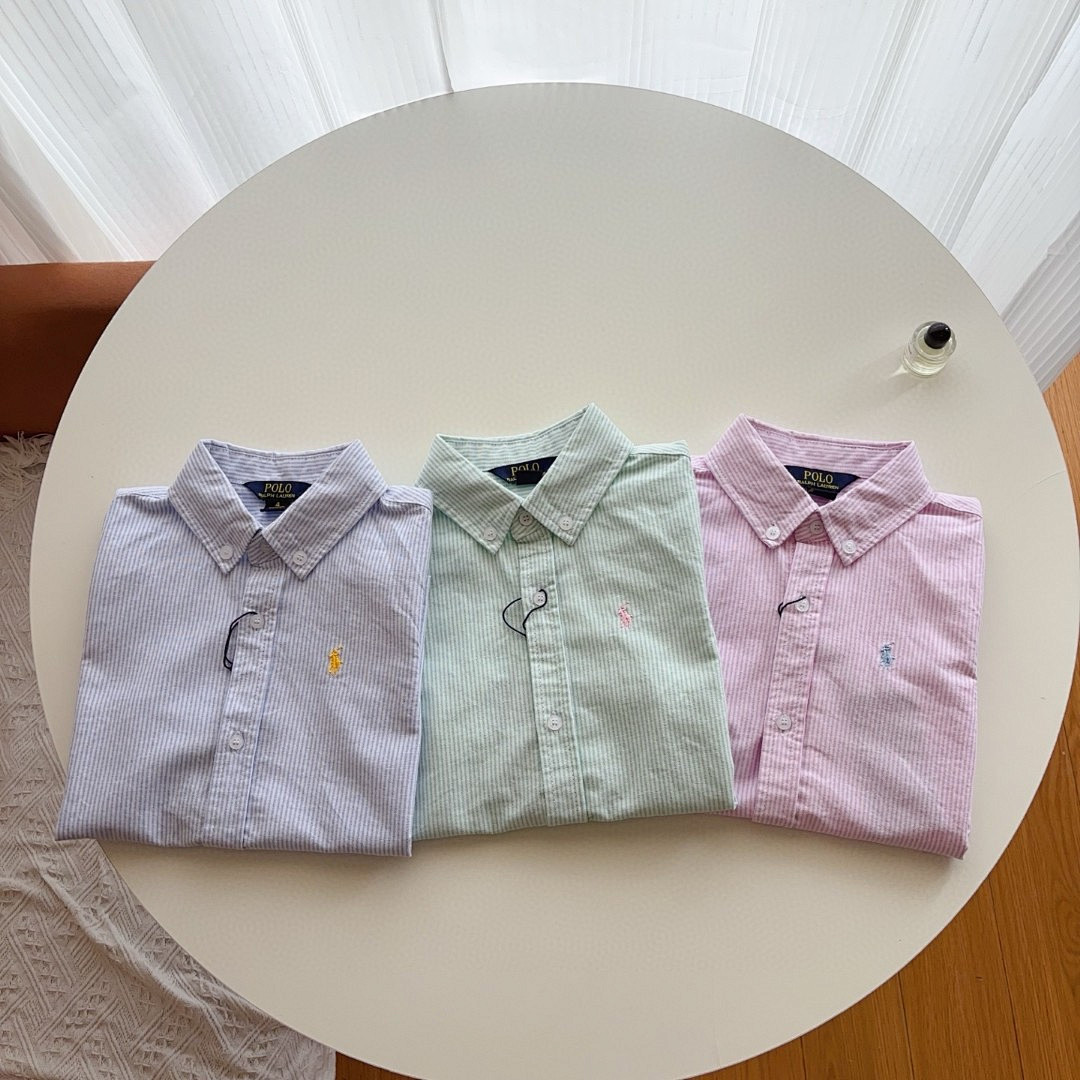 Ralph Lauren Striped Cotton Seersucker Shirt · A3007 — תמונה 31