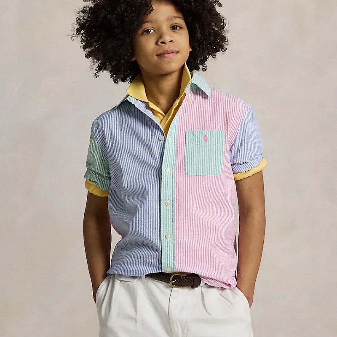Ralph Lauren Seersucker Fun Shirt · A2987