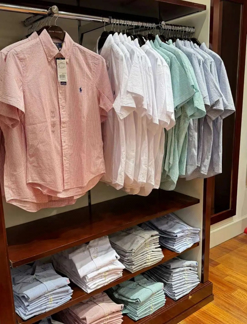 Ralph Lauren Striped Cotton Seersucker Shirt · A3007 — תמונה 42