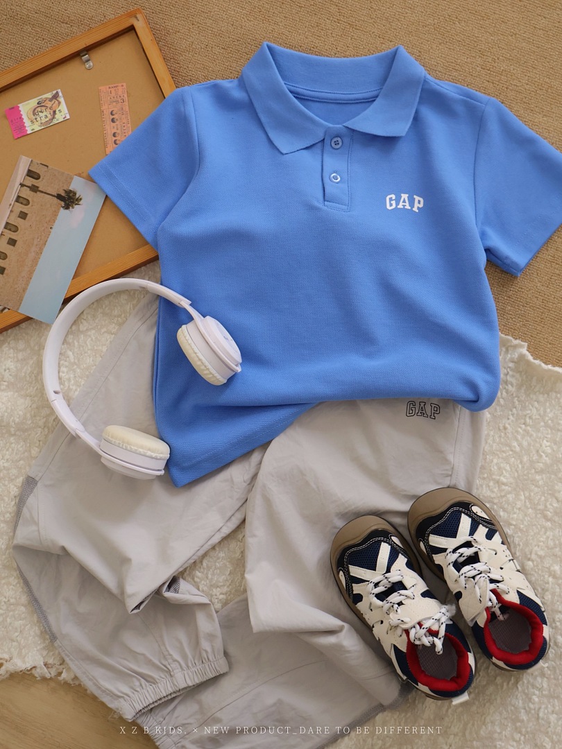 Gap Logo Pique Polo Shirt · A3105 — תמונה 29