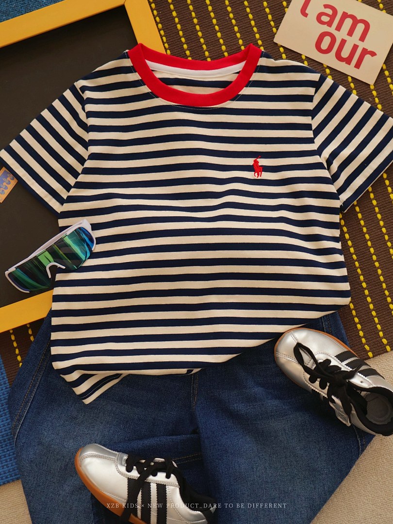 Ralph Lauren Striped Cotton Jersey Tee · A3028 — תמונה 20