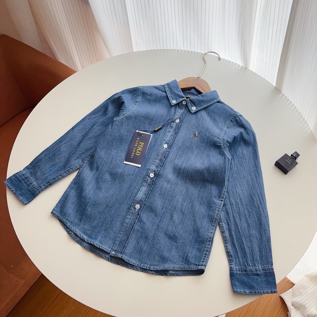 Ralph Lauren Denim Polo Pony Shirt · A2595 — תמונה 21