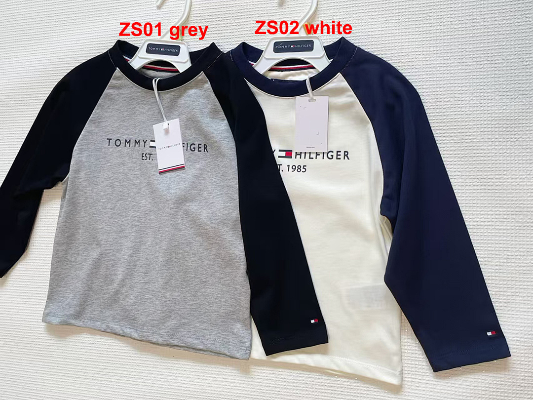 Tommy Hilfiger Kids' Raglan Colorblock T-Shirt · A2650 — תמונה 3
