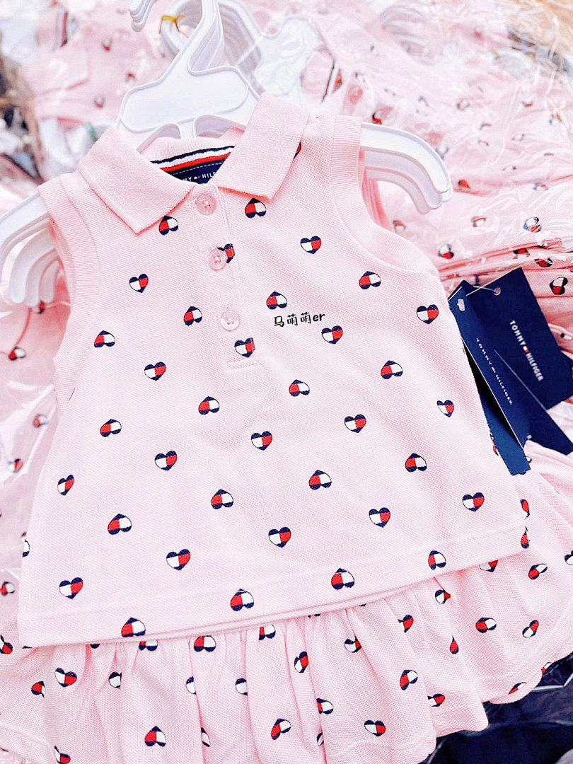 Tommy Hilfiger Heart Logo Pleated Polo Dress · A2415 — תמונה 11