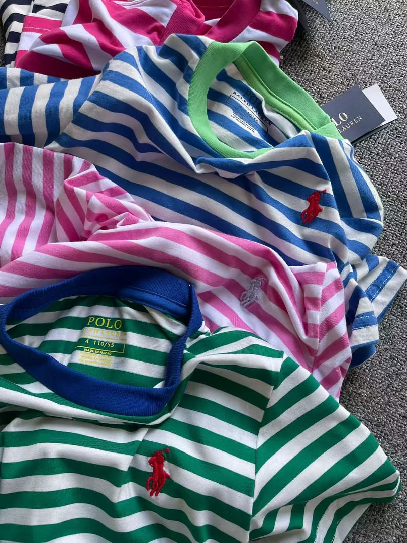 Ralph Lauren Striped Cotton Jersey T-Shirt · A3145 — תמונה 23