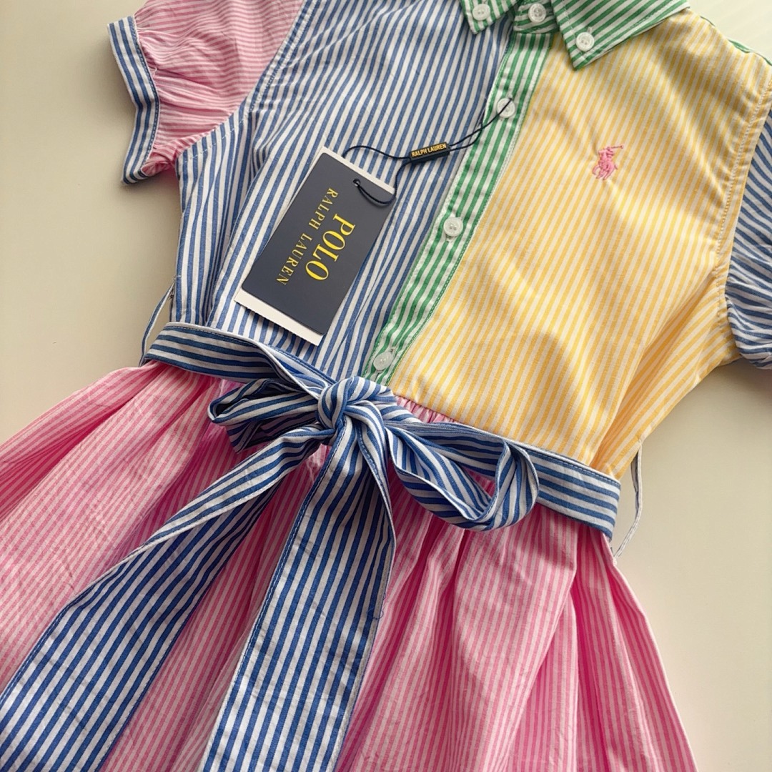 Polo Ralph Lauren Striped Cotton Fun Shirtdress · A2986 — תמונה 13