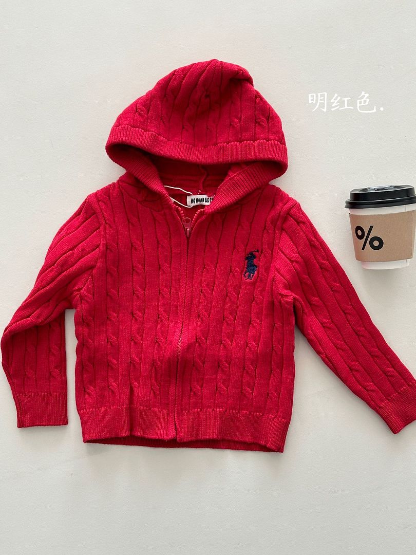 Polo Ralph Lauren Cable Knit Hoodie · A3326 — תמונה 9