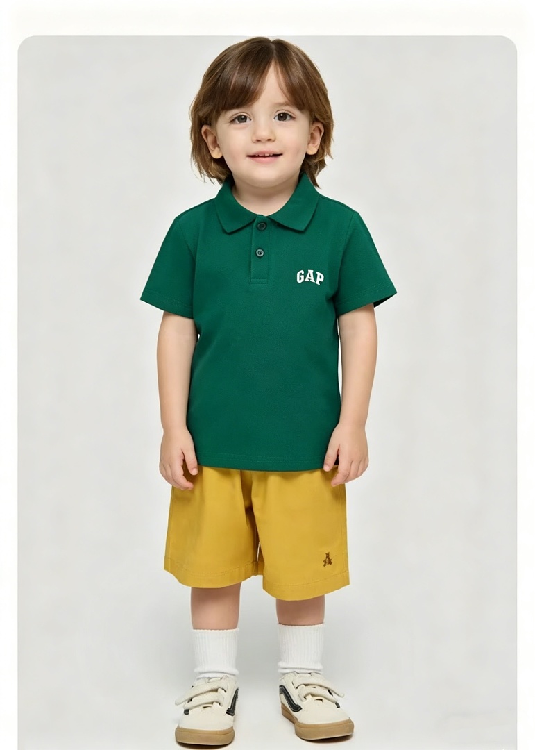 Gap Logo Pique Polo Shirt · A3105 — תמונה 31