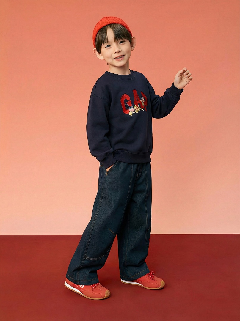 Gap Kids Graphic Logo Sweatshirt · A2889 — תמונה 16