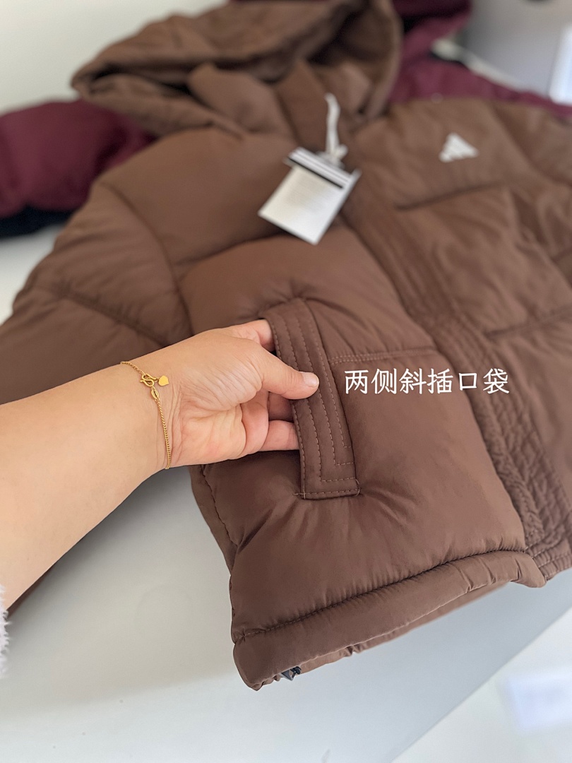 Adidas Helionic Hooded Down Jacket · A2845 — תמונה 10
