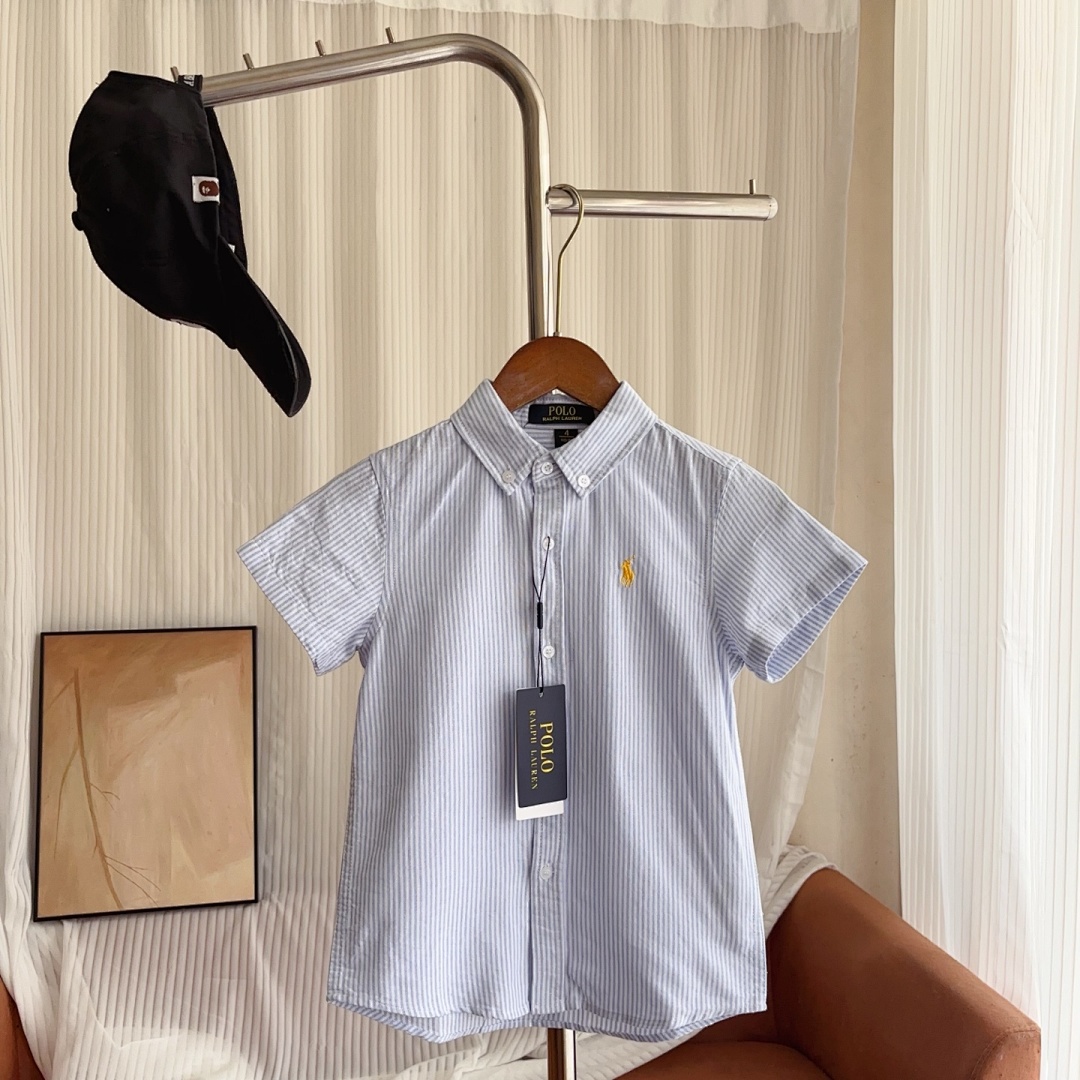 Ralph Lauren Striped Cotton Seersucker Shirt · A3007 — תמונה 28