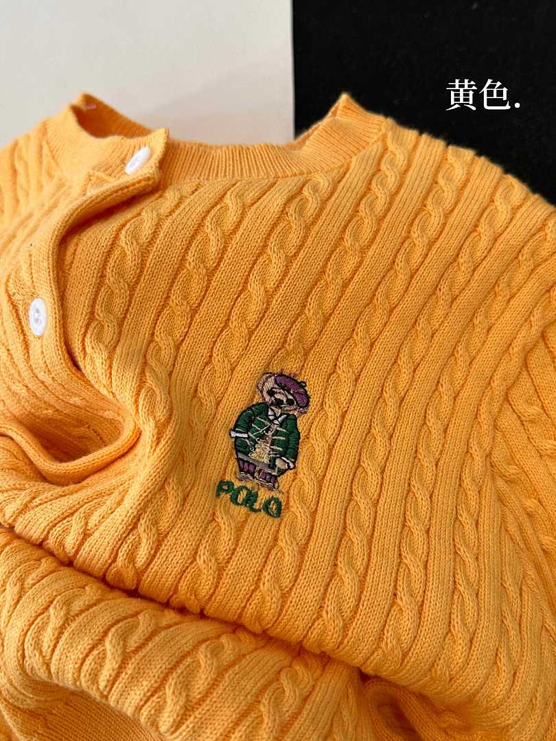 Ralph Lauren Polo Bear Mini-Cable Cotton Cardigan · A3288 — תמונה 45